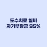 도수치료 실비 자기부담금 95%와 세대별 약관 기준