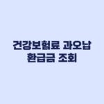 건강보험료 과오납 환급금 조회 신청 시 환급액이 달라지는 이유