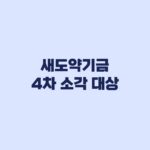 새도약기금 4차 소각 대상 조회, 내 채무 소각 여부 확인 방법